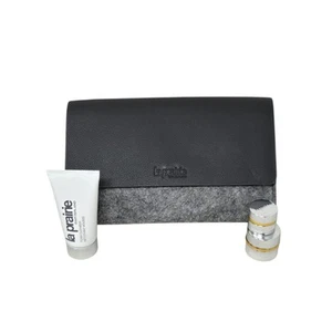 La Prairie Skin Care Gift Set 3 Pieces With Cosmetic Bag NEW Cleanser Eye Creme - Picture 1 of 11