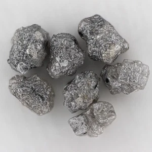 Diamante grezzo naturale 2,00 ct colore grigio grezzo grezzo diamante sfuso per regalo matrimonio - Foto 1 di 4