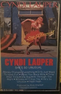 Cyndi Lauper “She’s So Unusual” Audio Cassette Tape CBS 1983 Prod. By R Chertoff - Picture 1 of 4