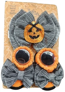 Fascia e calze Halloween Baby Essentials taglia 0-6 mesi - Foto 1 di 1
