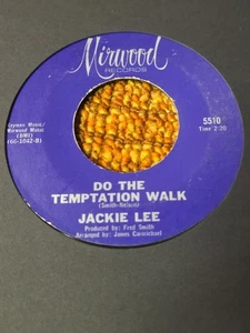 45 RPM jackie Lee MIRWOOD 5510 Do the Temptation Walk VG++ - Imagen 1 de 2