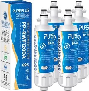 4PK Water Filter For LG LT700P Kenmore Elite 9690 RFC 1200A RWF1052 ADQ36006101 - Picture 1 of 1