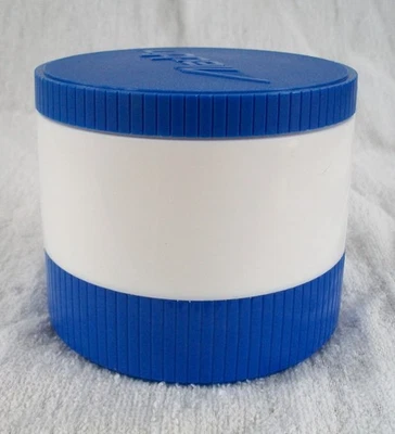 FRASCO TÉRMICO AISLANTE DE ESPUMA ALADDIN con tapa de congelador * azul y blanco Foto 1 de 4