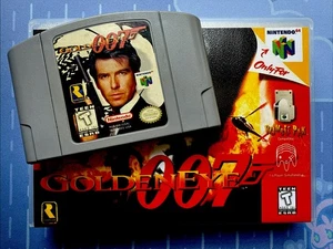 GoldenEye 007 (Nintendo 64, 1997) cartuccia + custodia autentica - Foto 1 di 11