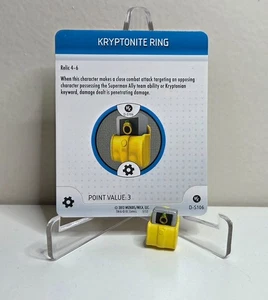 Heroclix: Kryptonite Ring #D-S106 - Utility Belt object - Wizkids DC Batman - Picture 1 of 1