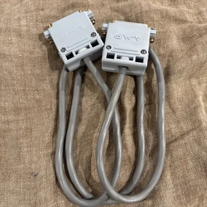 4ft DB25-Female to DB25F Straight Cable, AMP Connectors w ITT Cannon - Afbeelding 1 van 8
