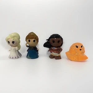 Frozen Ooshies Lot x 4 Woolworths Disney Elsa Anna Moana Hologram Lady Rare - Imagen 1 de 5