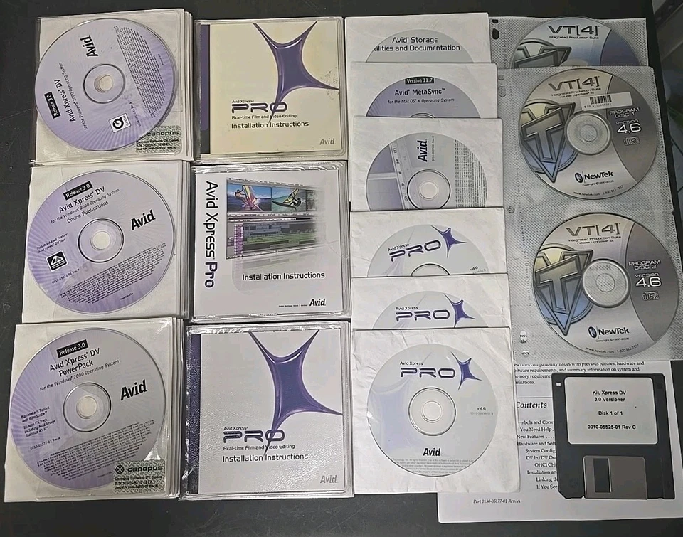 Video Editing Software Lot: Avid Express Pro, Avid Express DV, NewTek VT4 - Image 1 of 4