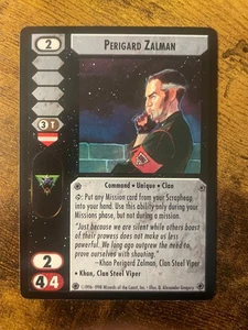 Battletech CCG TCG Card Game Rare Crusade Expansion Perigard Zalman - Picture 1 of 1
