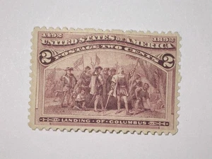 Scott # 231 Columbus M.NH, oG - Picture 1 of 1