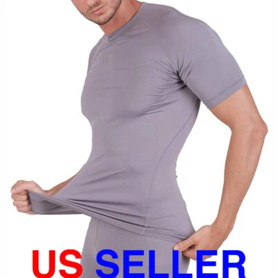 ARMEDES Mens Short Sleeve T-Shirt Cool Dry Compression Baselayer AR 131 - Image 1 of 2