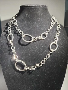 Micheal Dawkins Sterling Toggle Collana Set Coppia - Foto 1 di 4