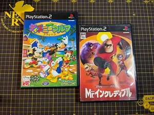 Lot 2 Disney Golf Classic The Incredible Mr. Playstation 2 PS2 Japanese Complete - Picture 1 of 5