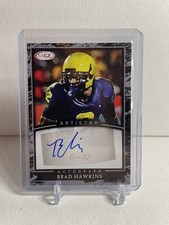 2022 SAGE Artistry Autograph White/Black Border Brad Hawkins RC Rookie AUTO