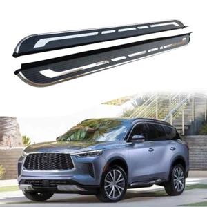2PCS Side Step fits for Infiniti QX60 2022-2025 Running Board Nerfbars Aluminium - Foto 1 di 5