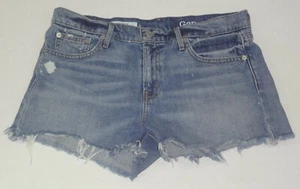 Pantalones Cortos Mujer Gap 1969 Auténticos Best Girlfriend Denim Distressed Talla 28 A16-03 - Imagen 1 de 6