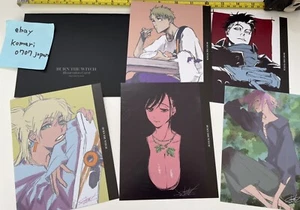 Burn the witch illustration sheet 5 complete set kubo tito - Picture 1 of 5