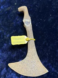 Hacha de hierro de batalla antigua con adorno Rus de Kiev - Vikingos siglo 9 - 12 dC. - Imagen 1 de 21