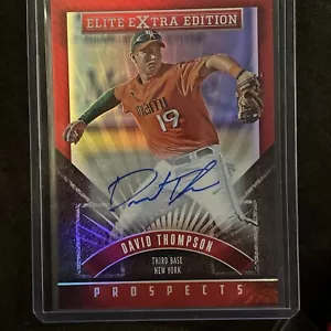 2016 Panini Prizm D/P david thompson Prizm miami hurricanes baseball rookie auto - Picture 1 of 1