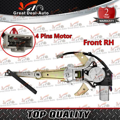 4PIN Motor Window Regulator For Honda CRV CR-V RD 97-01 RHS Front Right Driver S - image 1 of 2