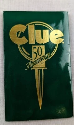 Clue 50th Anniversary Edition Game ~ Replacement pieces (6 Metal/Colored Tokens) - Image 1 of 4