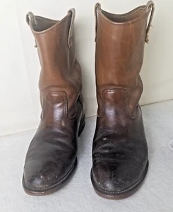 Red Wing Pecos Boots 1155 Dark Brown Oiled Leather USA Men 13 D US - Picture 1 of 18