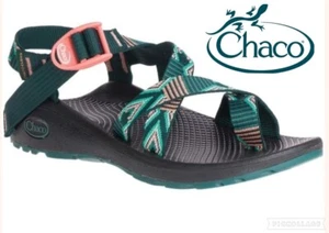 CHACO Z cloud 2 river sandals hike raft punta pine webbing straps womens 6 - Foto 1 di 20