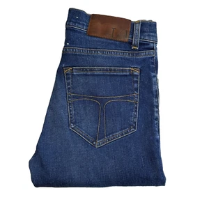 Tiger of Sweden Evolve Jeans Men W28 L29 Blue Slim Tapered Stretch Denim Vintage - Picture 1 of 15