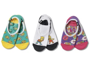 New Vans Simpson Womens Family Canoodle No Show Socks Size 1-6 - Picture 1 of 1