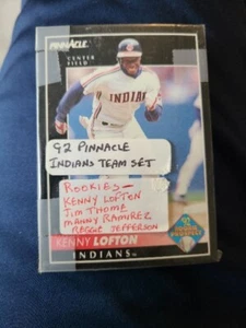 1992 Pinnacle Indians Team Set Including Manny Ramirez Rookie - Picture 1 of 3