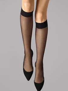 Wolford Satin Touch 20 Knee-Highs Set 3er Pack Multipack (3 Pair) - Picture 1 of 4