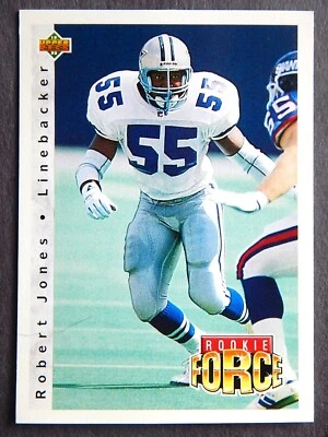 Robert Jones #414 Upper Deck 1992 Football Card (Dallas Cowboys) LN - Image 1 of 2