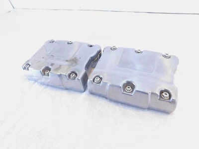 Harley Polished Twin Cam Touring Dyna Softail Cylinder Head Rocker Boxes & Arms - Image 1 of 4