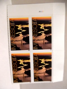SCOTT STAMP # 4266 MINNESOTA 42 CENT PLATE BLOCK - MNH - Picture 1 of 1