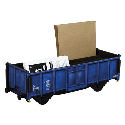 WERKHAUS DESIGN + PRODUKTIONS GMBH Werkhaus Stiftebox Güterwaggon blau Stiftehalter (ohne Inhalt) Stifteköcher