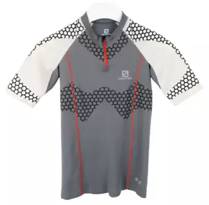 SALOMON Lab T-Shirt Men's XS Short Sleeve Jersey Fitted Grey - Picture 1 of 7