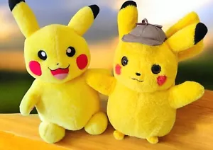 Pokémon Build a Bear Workshop PIKACHU 18" Plush with Sound Box + Detective Plush - Picture 1 of 3
