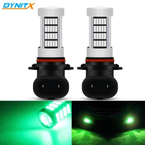 2x 2800LM 9006 HB4 Green LED Driving Fog Light Bulbs Lamp Plug&Play Kit Canbus - Picture 1 of 7