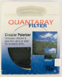 Quantaray 52 mm C-PL Cir Polarizer Screw-In Filter Ray Enterprises - Picture 1 of 3