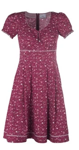 Kleid Andrea Trachtenkleid Sommerkleid rot geblümt - Bild 1 von 3