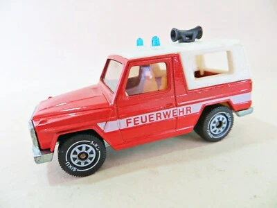 SIKU 1044 'MERCEDES-BENZ G-WAGON 280 GE FEUERWEHR FIRE CAR' 1:55. EXCELLENT - Image 1 of 4