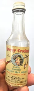 Davey Crocked 4/5 Crock Empty Glass Hydrated Bear Grease Warms you when hunting - Picture 1 of 4