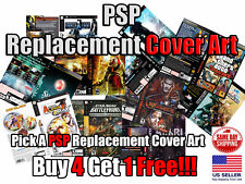 PSP PlayStation Portable Replacement Game Cover Art Box Art