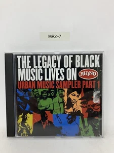 The Legacy Of Black Music Lives On: Rhino Urban Music Sampler Part 1 PROMO CD - Picture 1 of 3