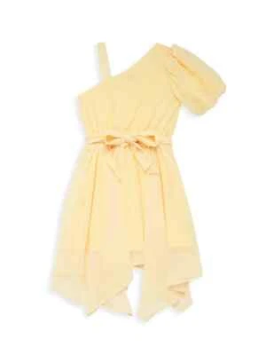 Maxi Vestido HABITUAL Niños Niñas Estampado Amarillo Punto Foto 1 de 2