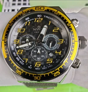Invicta Racing Tachymeter Chrono Quarz Herrenuhr 47899 SS Gehäuse Armband WR100M - Bild 1 von 21
