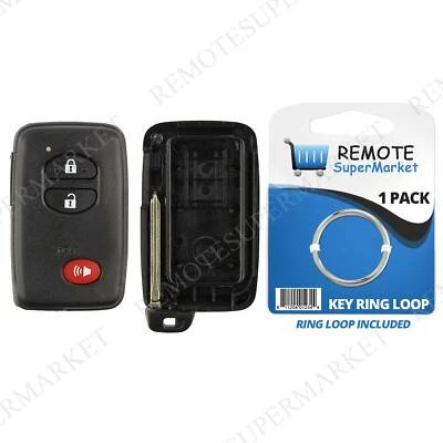 Replacement for Toyota 08-11 13-15 Land Cruiser 10-16 Prius Fob Shell Case Pad Foto 1 de 4