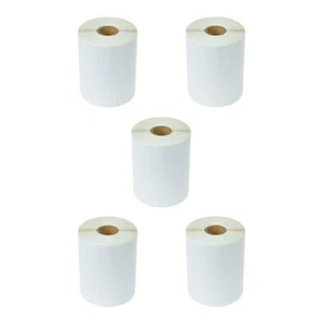 5 Rotoli Etichette Spedizione Diretta 4"x6" per Zebra GC420T LP-2442 250 Etichette P/R - Foto 1 di 12