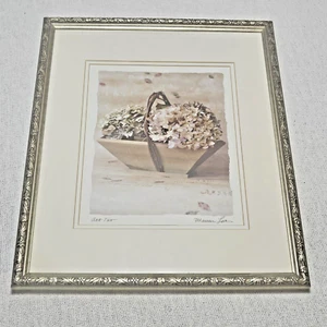 Photo Print Artist Maureen Love Act Two 18 X 15 Flowered Engraved Frame - Picture 1 of 2