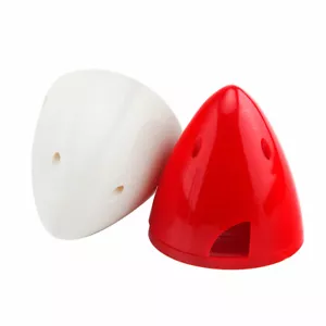 1 pz filatore in plastica 3,75 pollici/95 mm puntello per aereo a gas RC 2 lame rosso/bianco - Foto 1 di 11